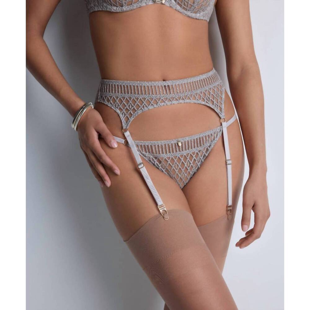 NEW AUBADE stardust dream minicoeur brief in cosmos silver